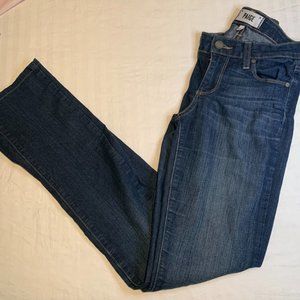 Paige Womens Skinny Jeans Blue Denim Size 25